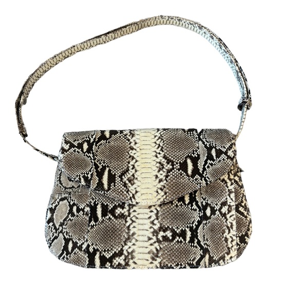 Handmade Snake Skin Shoulder Bag - Picture 4 of 14